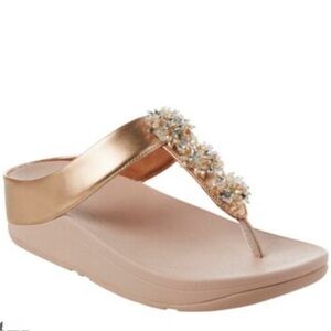 Fitflop Rose Gold Embellished Women's Sandals